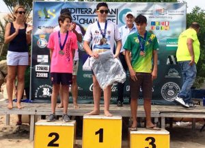 Martin Gómez Sanz subcampeón infantil en la III Copa de España de Aguas Abiertas