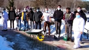 El Club colabora en la limpieza de Pozuelo con 24 voluntarios